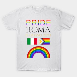 Pride Rome Italy 2024 T-Shirt